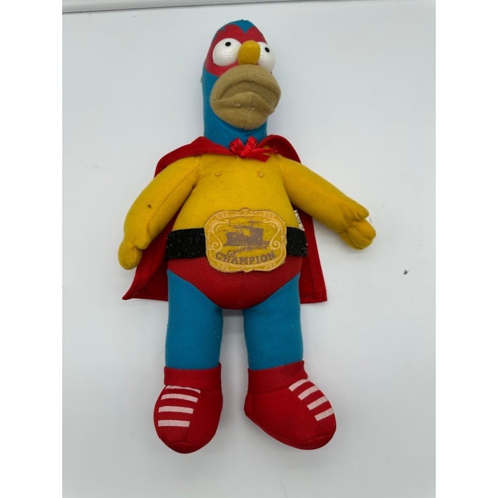 The‎ Simpsons Homer Simpson Lucha Libre Wrestler Plush Springfield Champion 2008